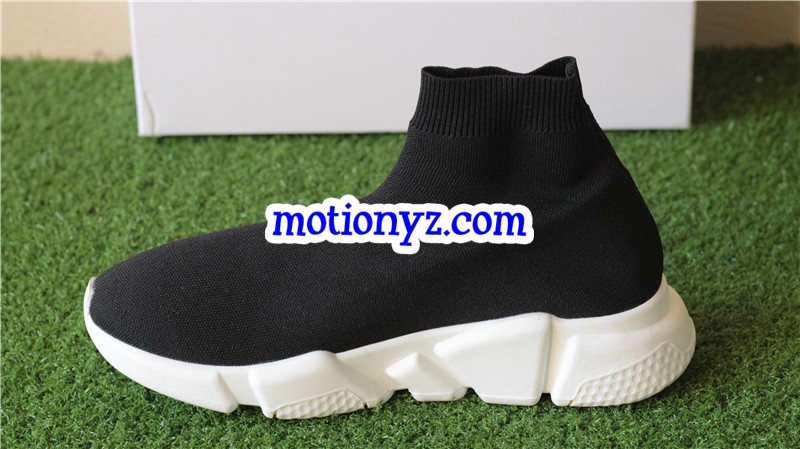 Update Version Balenciaga Speed Trainer Sock Race Runners Black